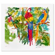 Birds of Paradise by LeRoy Neiman (1921-2012)
