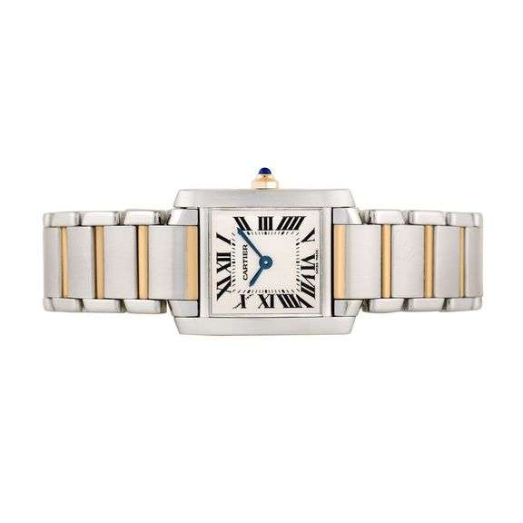 Cartier Tank Francaise 18K Yellow Gold and Stainless Steel
