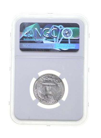 MS66 1964-D Washington Quarter - Graded NGC Toned