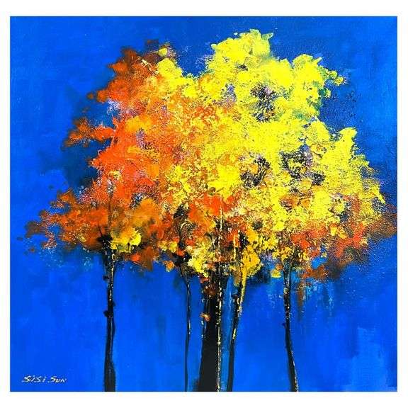 Yellow Tree II by Sun Original