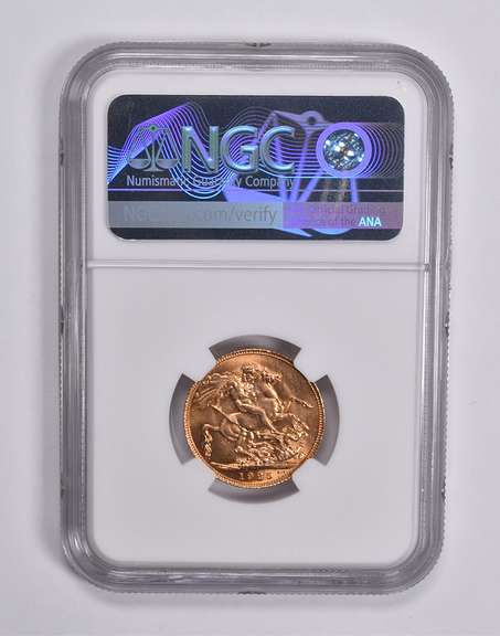 MS65 1924 Great Britain Gold 1 Sovereign NGC