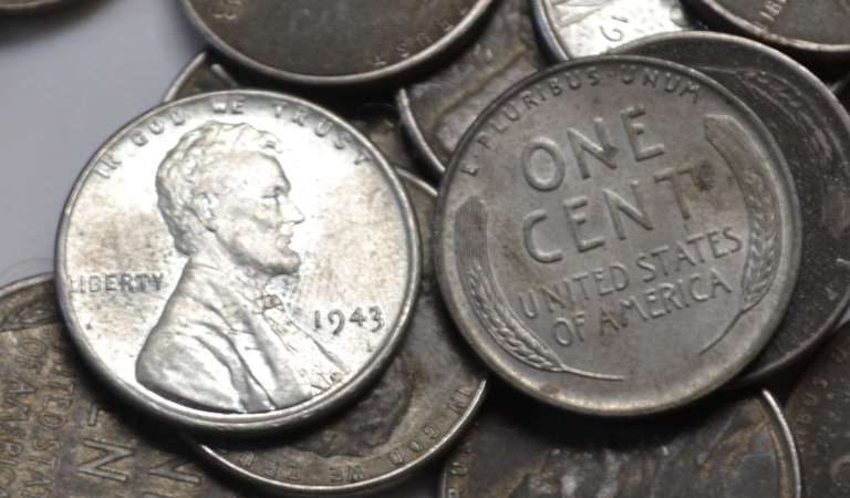 100 WW11 Steel Cents