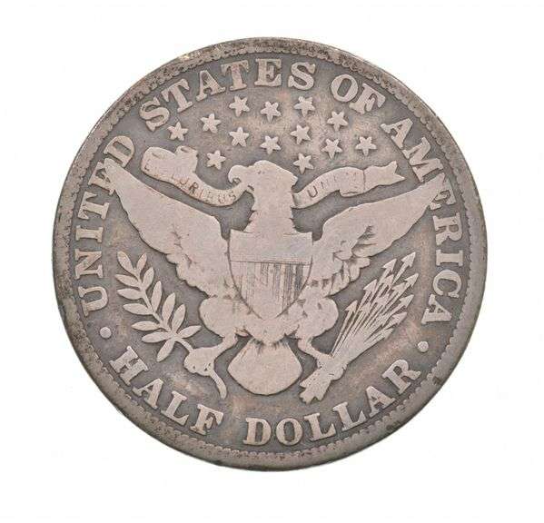 1915 Barber Half Dollar