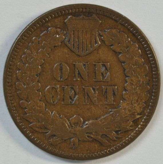 Scarcer 1876 Indian Head Cent with Full LIBERTY