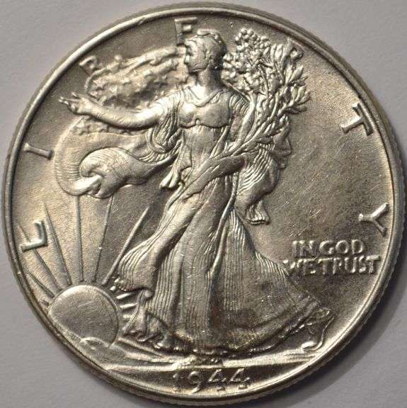 1944 Walking Liberty Half Dollar BU