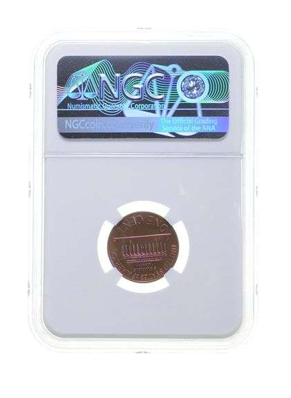 PF67 BN 1961 Lincoln Memorial Cent - Graded NGC Red/Orange Toned