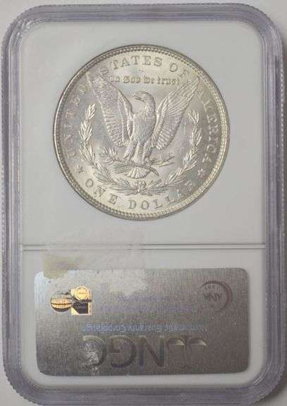 1889 U.S Morgan Silver Dollar NGC MS 64 Old Holder