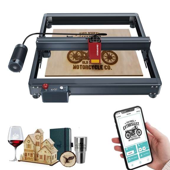 20W Upgrade Laser Engraver with Air Assist System