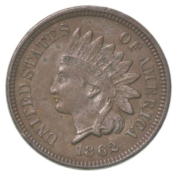 1862 Indian Head Cent