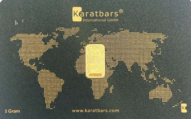 1 Gram Pure Gold Bar