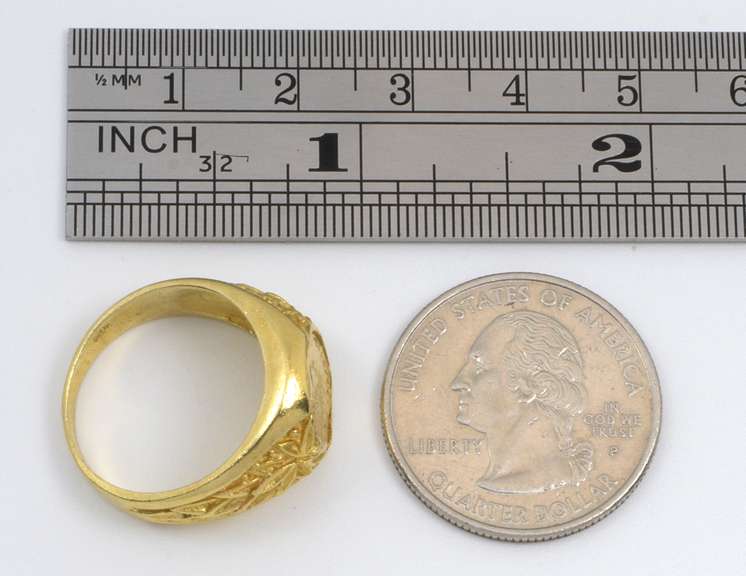 Pleasing Coin Style Ring