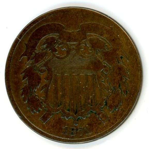 1871 Two Cent Piece