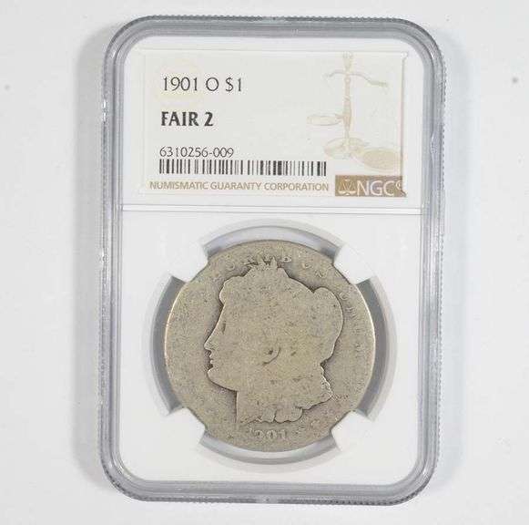 FAIR 2 1901-O Morgan Silver Dollar - Graded NGC LOW BALL