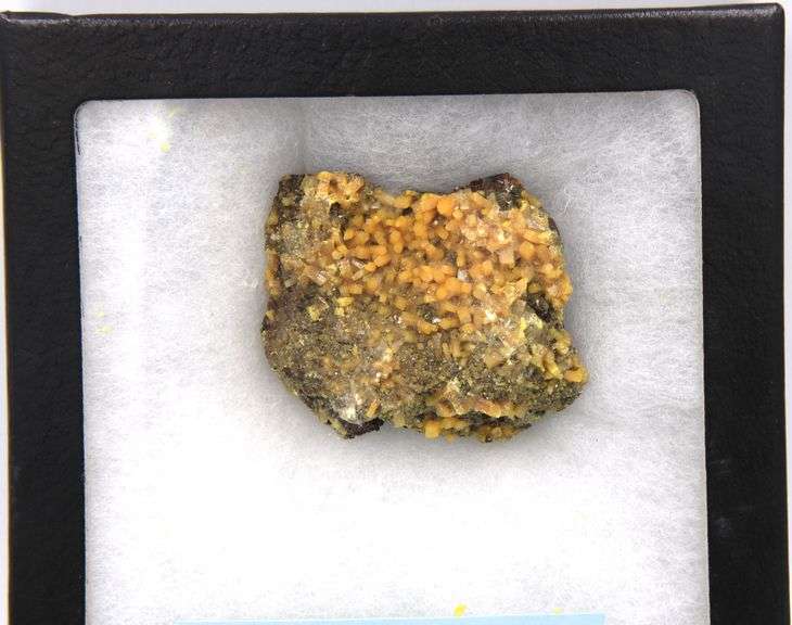 Wulfenite Crystals on Matrix Mina Ojuela