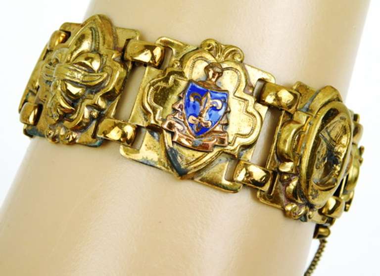 Vintage French Souvenir Bracelet