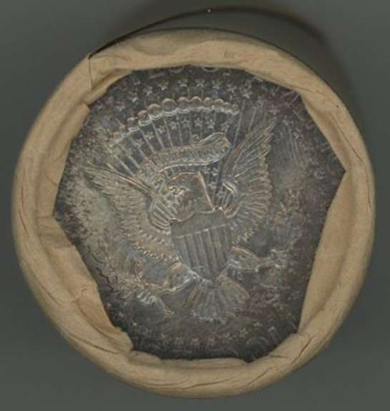 Original Bank-Wrapped BU roll of 20 1964 Silver Kennedy Halves