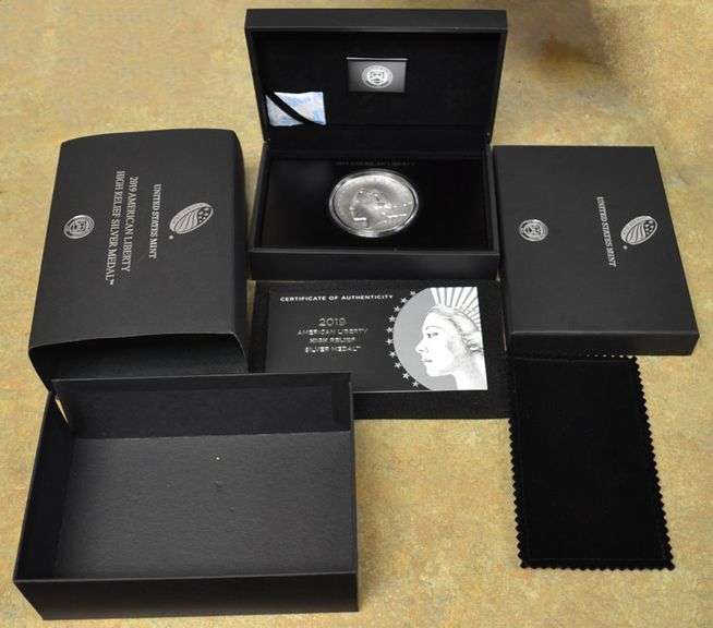 2019 American Liberty High Relief Silver 2.5 Ounce Medal OGP