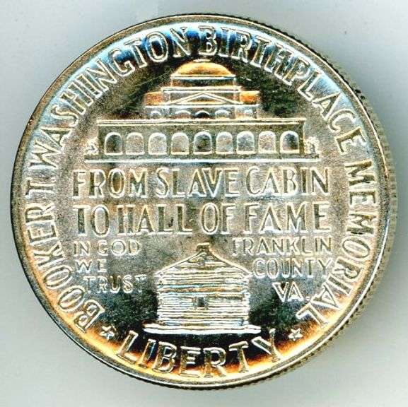 1946 Booker T Washington Commemorative Silver Half Dollar in Unc