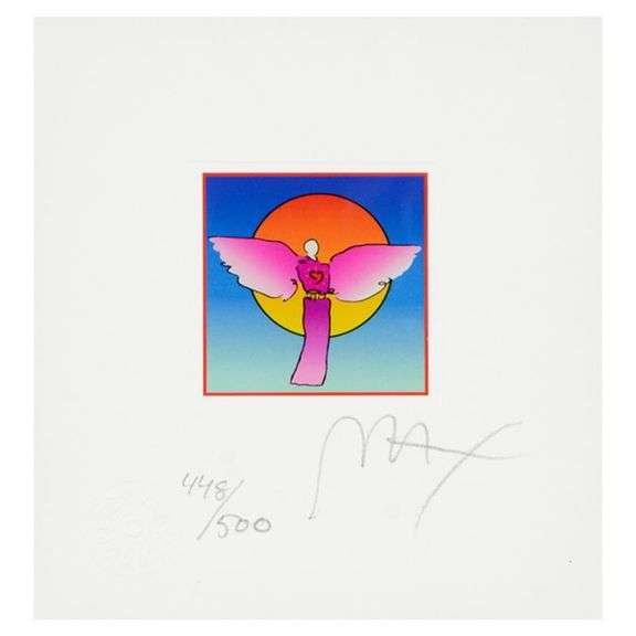 Angel with Sun (Ver II) by Peter Max