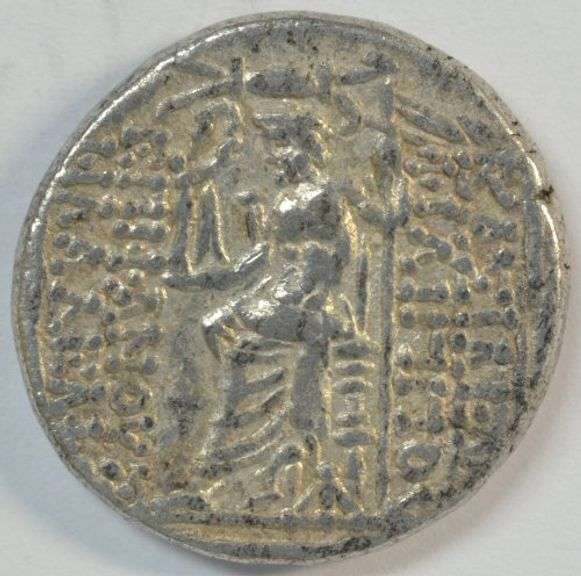 Scarce Seleukid Kingdom Silver Tetradrachm from 93 to 83 BC