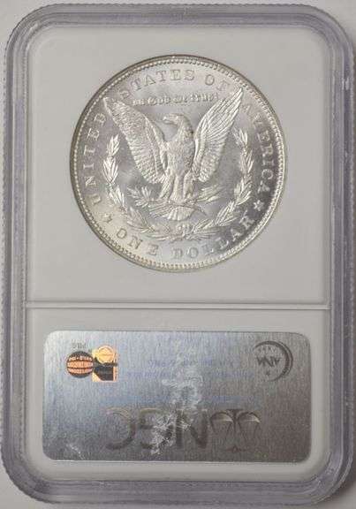 1887 U.S Morgan Silver Dollar NGC MS 64 Old Holder