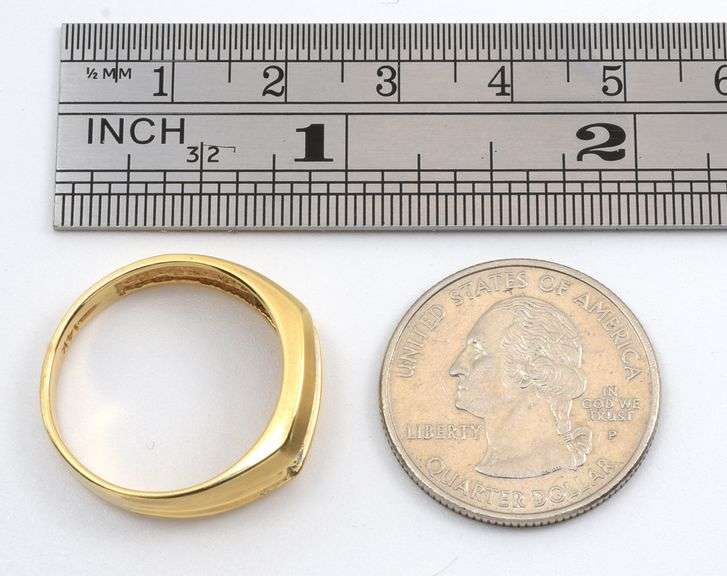 Pleasing Man's Ring with Diamonds