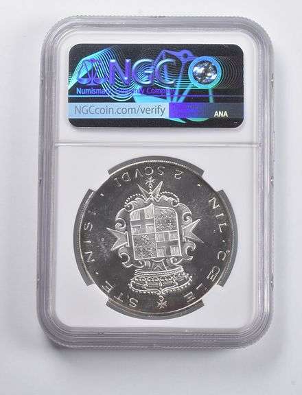 PF67 CAM 1964 Order Of Malta 2 Silver Scudi NGC