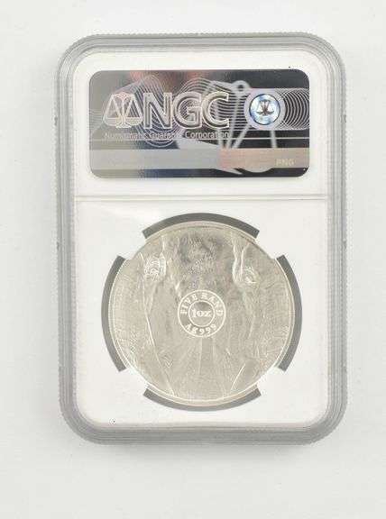 MS70 2021 South Africa 5 Rand Silver Big 5 Elephant FR Ser. II NGC COA