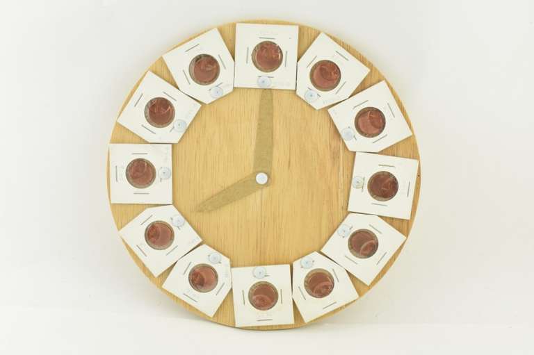 (12) 1975-1995 Lincoln Memorial Cents Offset Error Off CntrStrke Clock