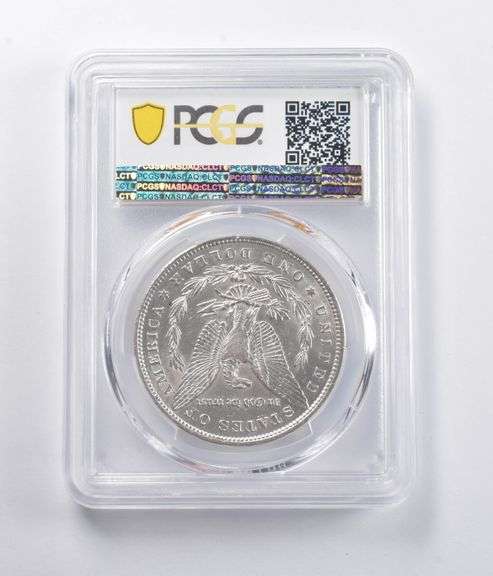 AU58 1878 7TF Morgan Silver Dollar REV Of 1879 PCGS