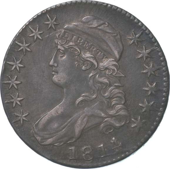 1814/3 Capped Bust Half Dollar 101a