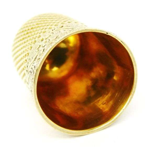 Antique 14K Gold Thimble