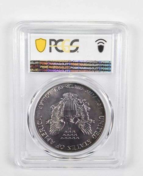 MS68 1987 American Silver Eagle - PCGS Insane Tone!