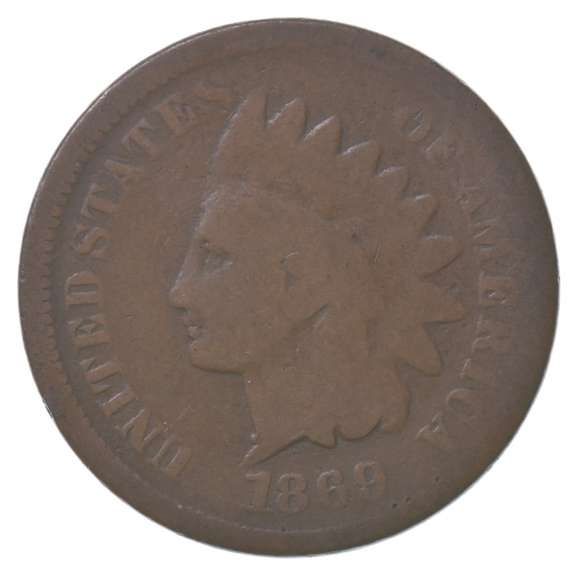 1869 Indian Head Cent