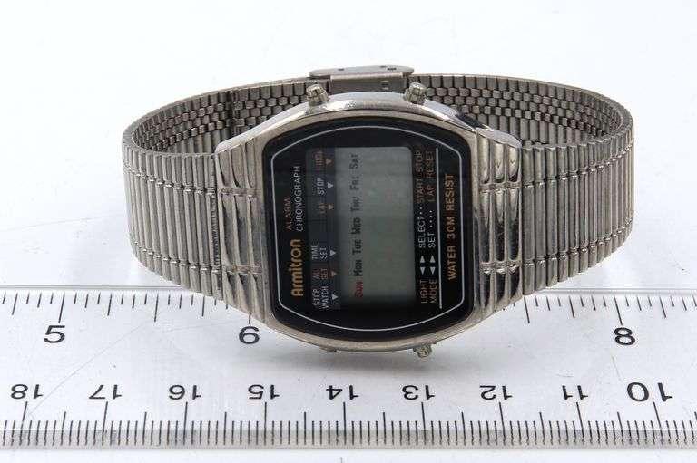 Group of 5 Amirton Quartz Alarm Chronograph Watches