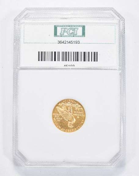 MS67 1925-D $2.50 Indian Head Gold Quarter Eagle - Graded PCI