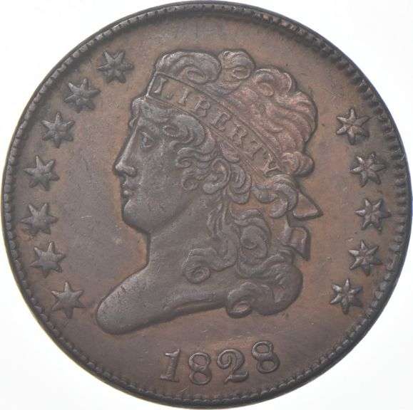 1828 Classic Head Half Cent - 12ST
