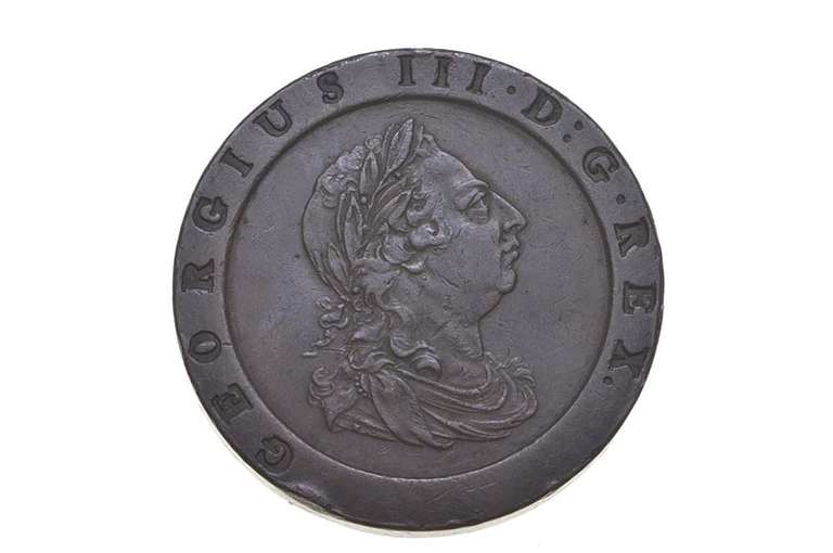 1797 United Kingdom 2 Pence Great Britain Cartwheel