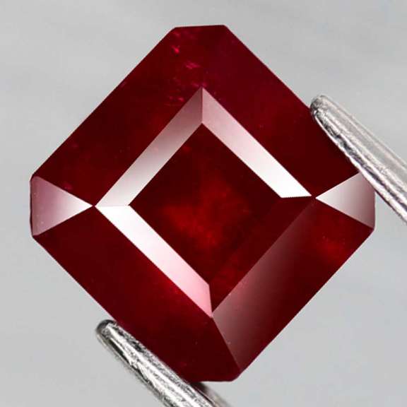 Eye catching 2.01ct rich blood red Ruby