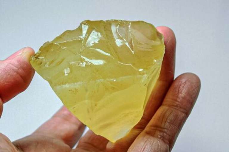 Huge 435ct uncut lemon Citrine