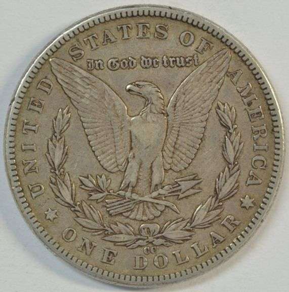 Perfect' XF45+ 1890-CC Morgan Silver Dollar. Scarce this nice