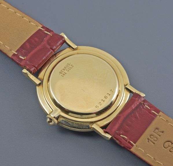 Outstanding 14K YG Benrus Men's Mechanical Watch