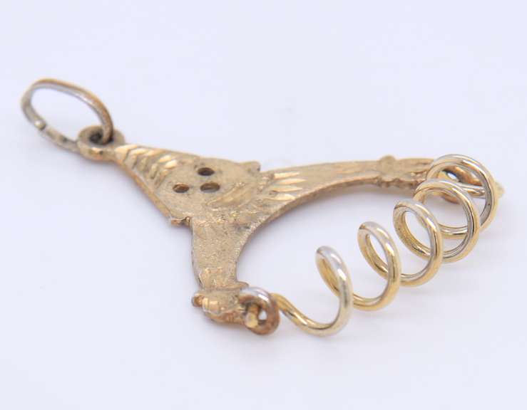 925 Sterling Silver Charm Holder Pendant