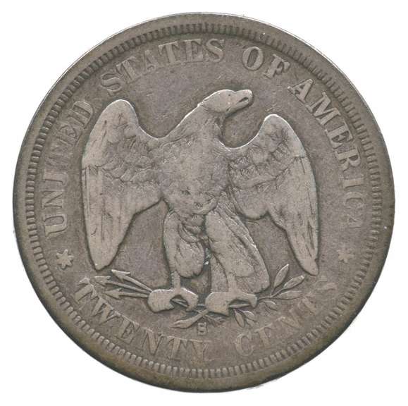 1875-S Seated Liberty Twenty-Cent Piece