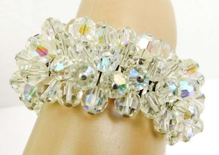 Collection of Vintage Crystal Jewelry