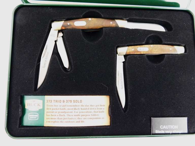 Buck Knives Special Edition 2 Knife Set in Case