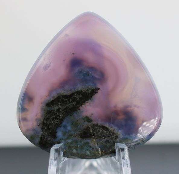 Awesome 50.50ct Chalcedony and Chlorite cabochon