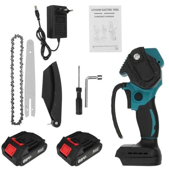 8 Inch 3000W 88VF Brushless Electric Saw Chainsaw