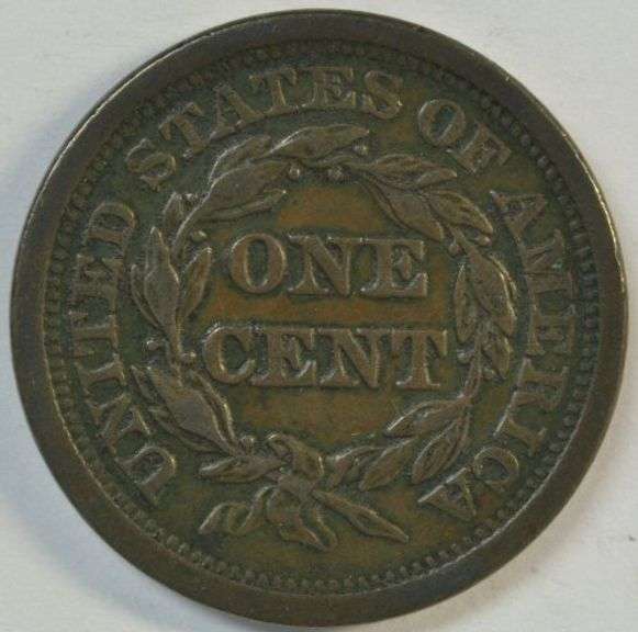 Handsome near Mint 1852 Braided Hair Large Cent. Nice