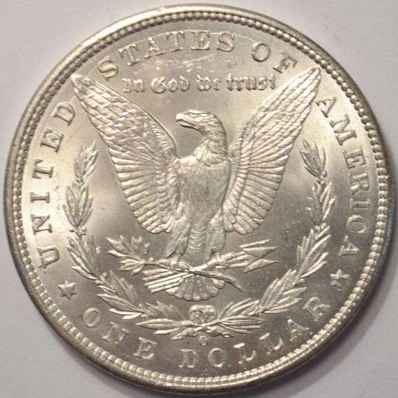 1900-O Morgan Silver Dollar, BU.